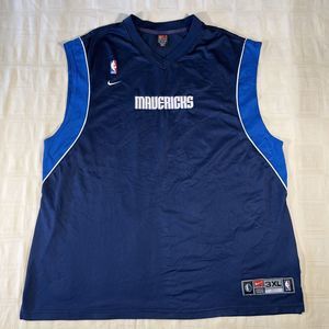 Vintage Dallas Mavericks Team Nike NBA Practice Basketball Jersey Size 3XL